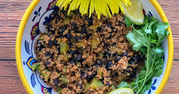 Mexican veggie quinoa